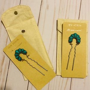 Turquoise Hair Pins